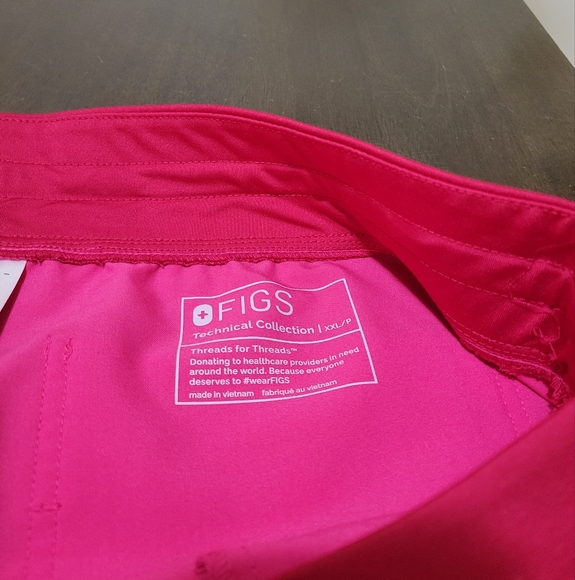 Figs HW Zamora Scrub Jogger Shocking Pink XXLP - Picture 3 of 5